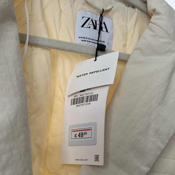 Water Repellant Blazer Puffer Coat - Picture 5 of 9